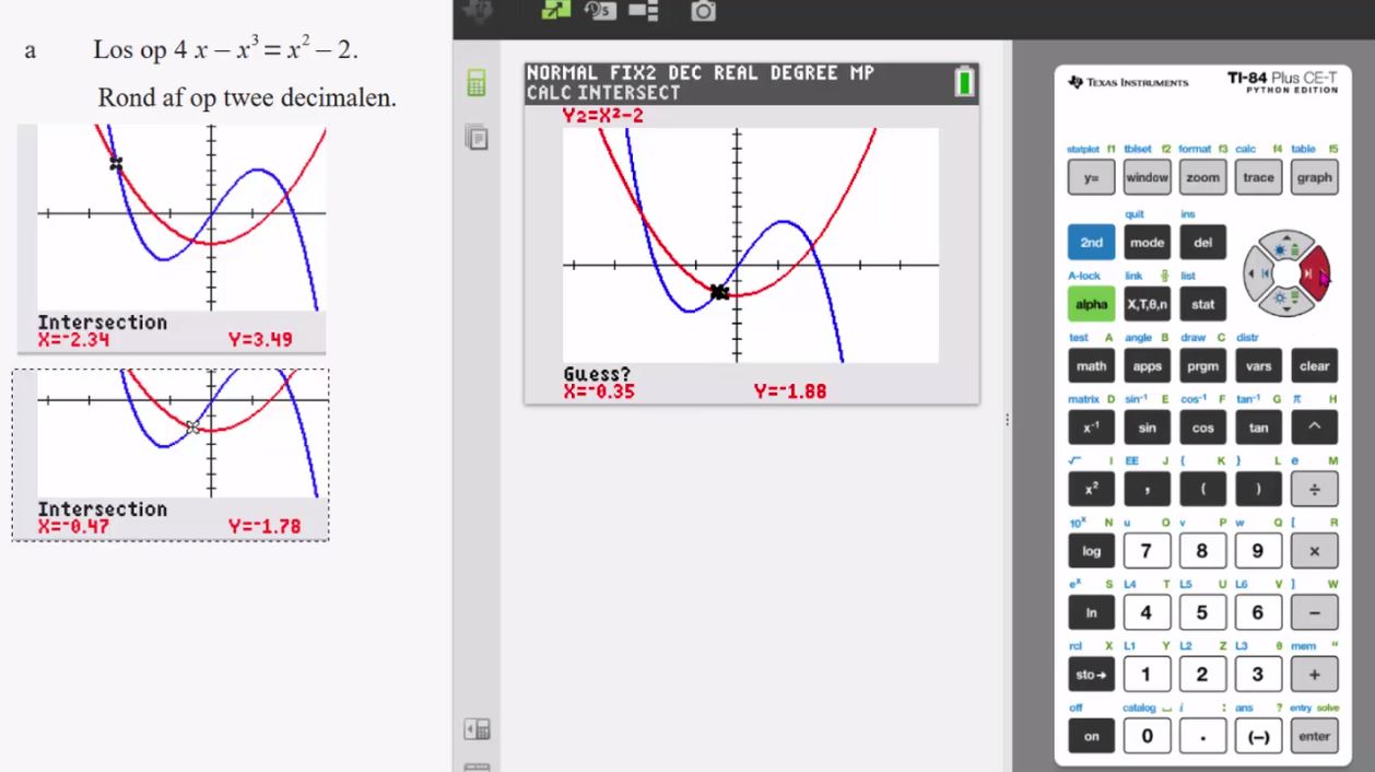 Hogeregraadsvergelijkingen Opgave 74