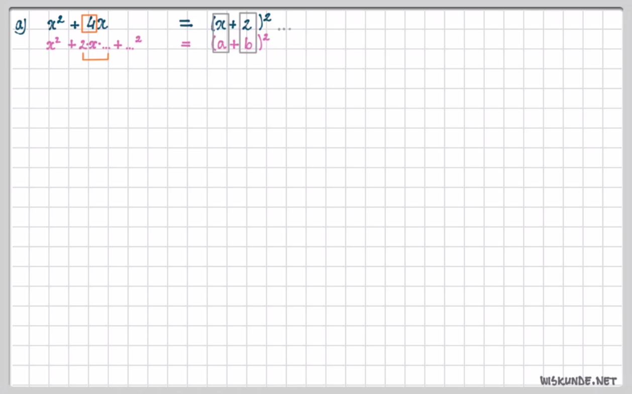 Kwadraatafsplitsen Opgave 28