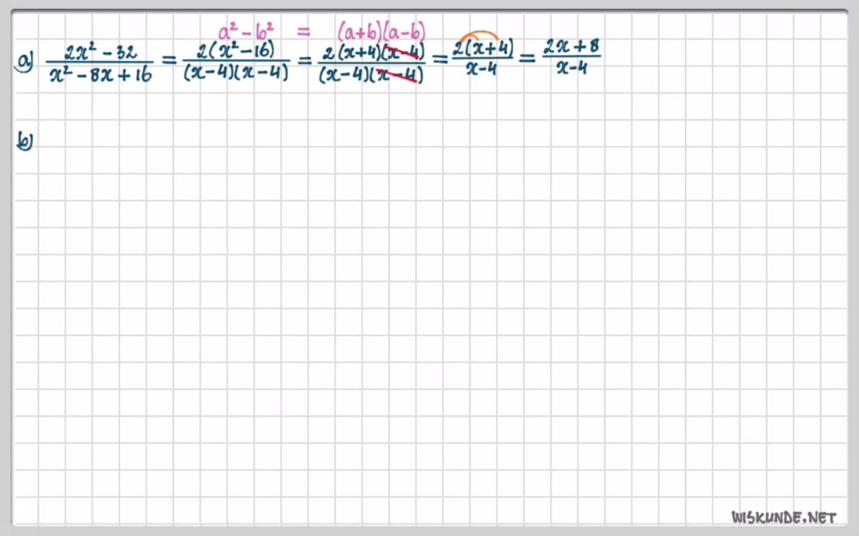 Breuken met letters herleiden Opgave 33