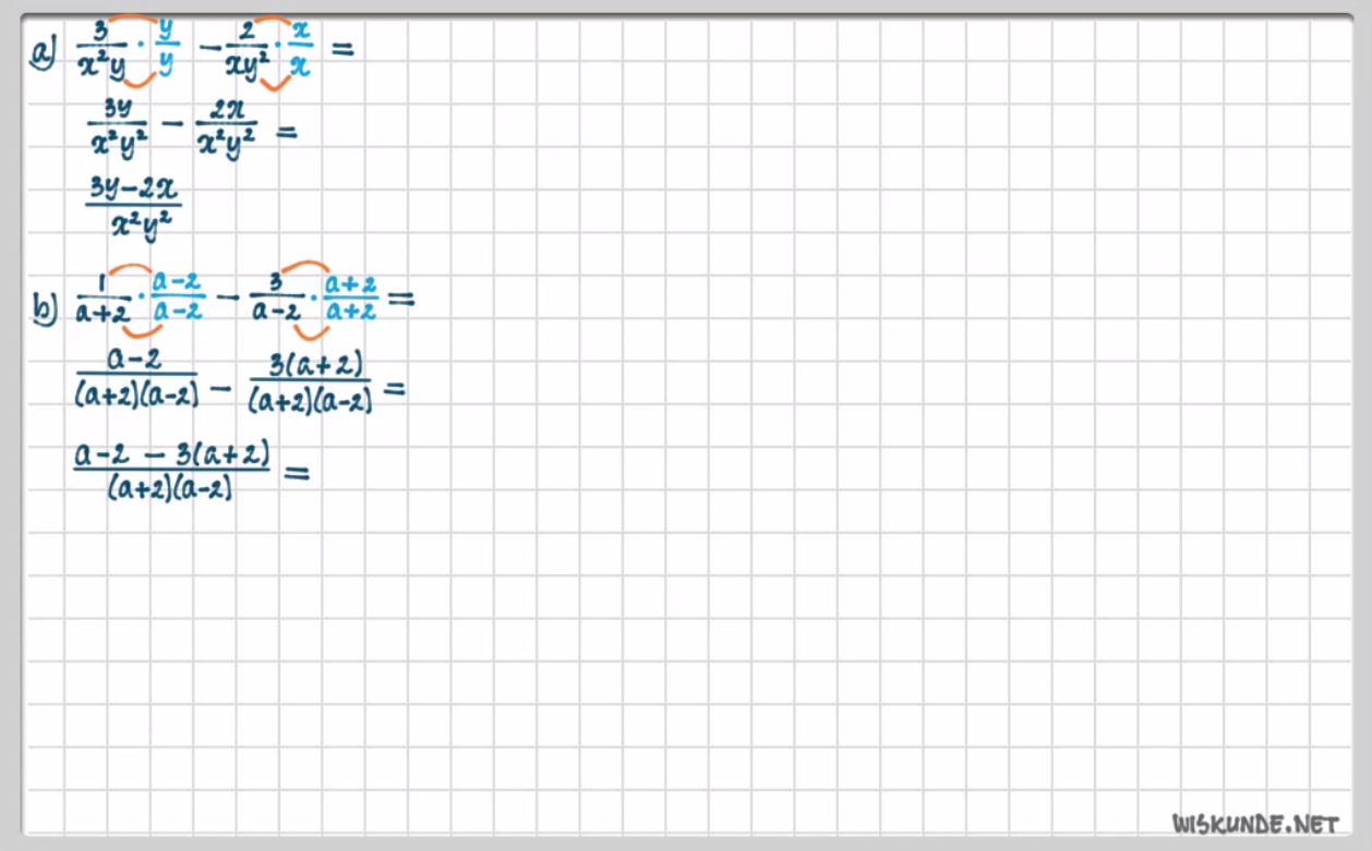 Breuken met letters herleiden Opgave 43