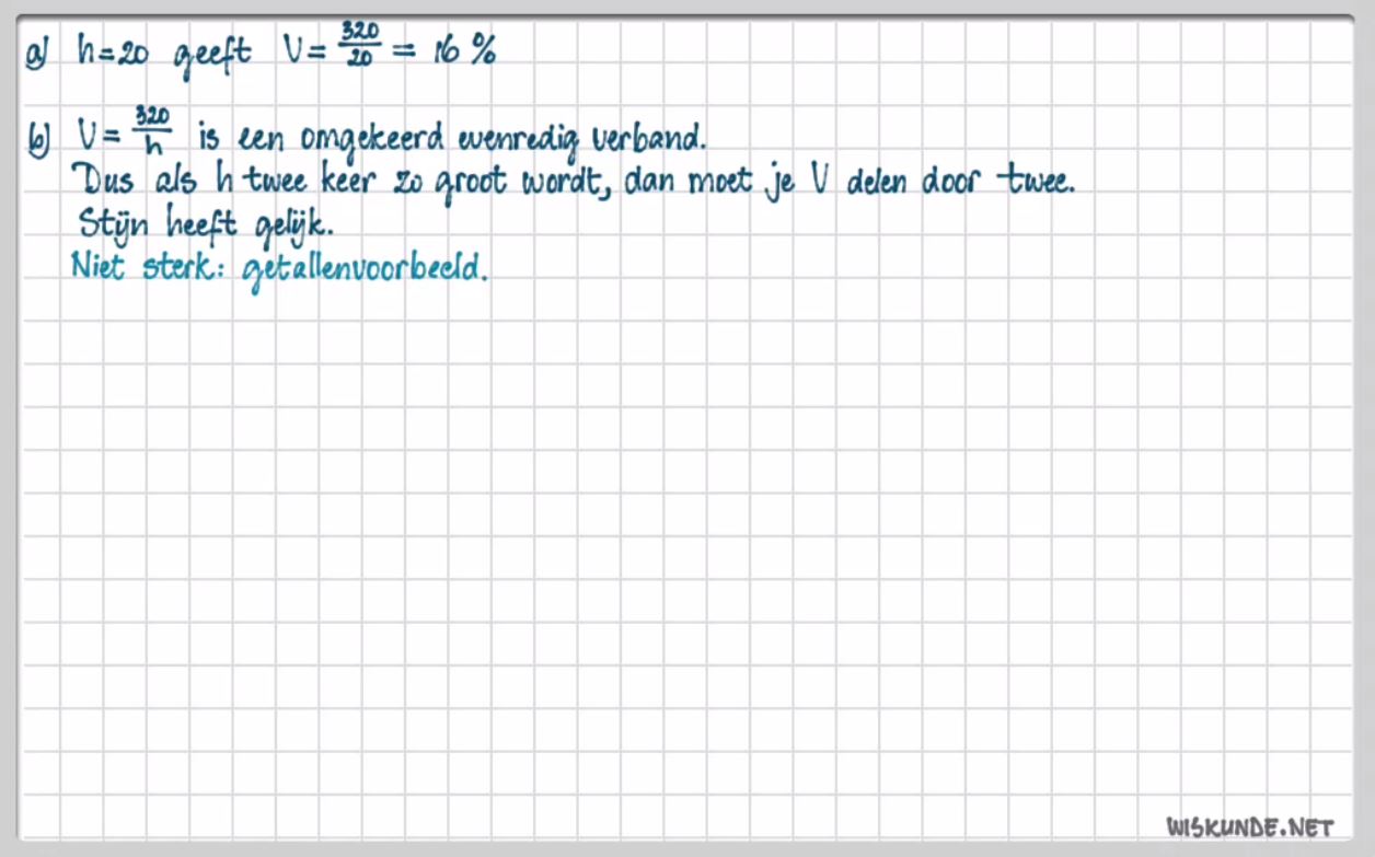 Gebroken vergelijkingen Opgave 51