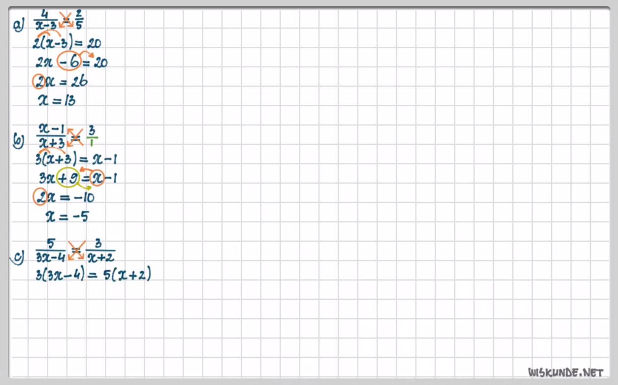 Gebroken vergelijkingen Opgave 55