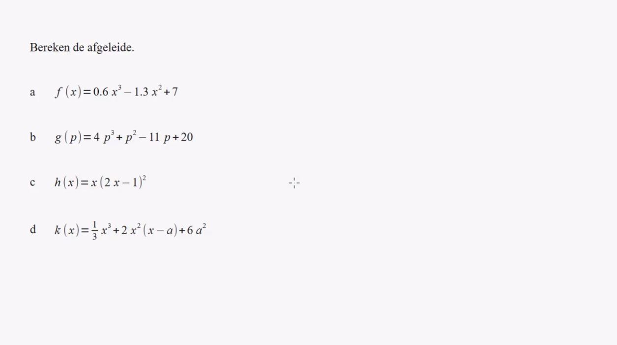 Kennis- en vaardighedentest Opgave 7