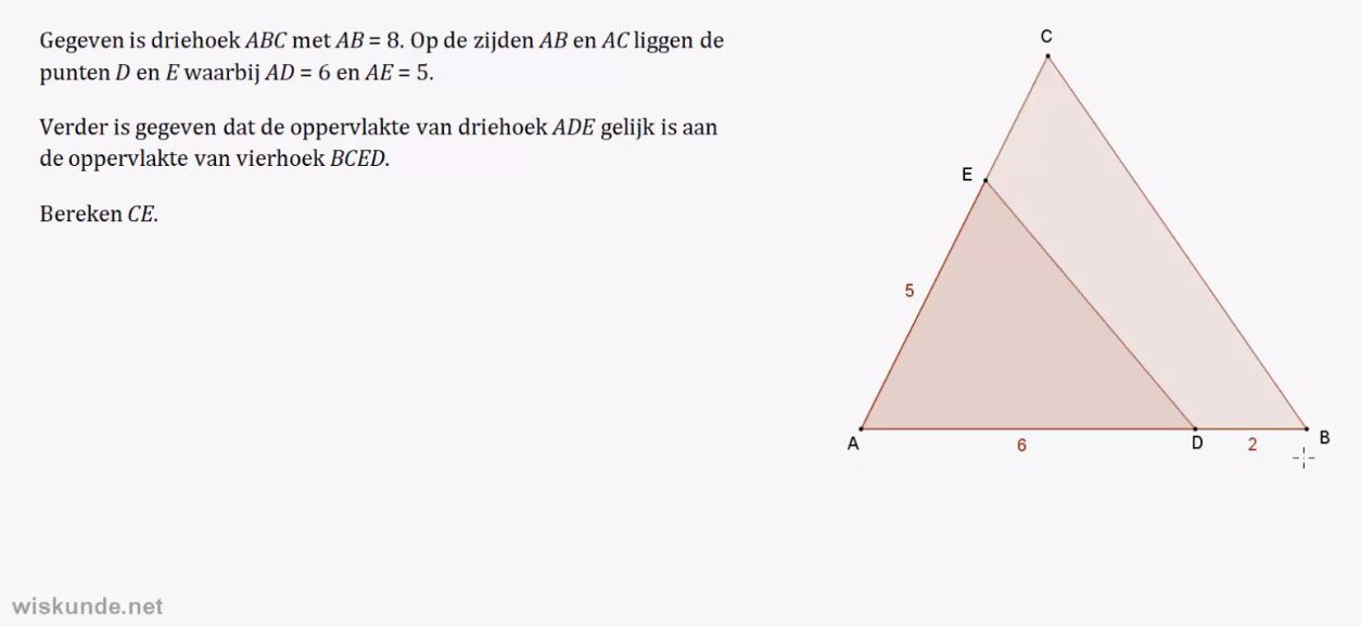 Gemengde opgaven Opgave 5
