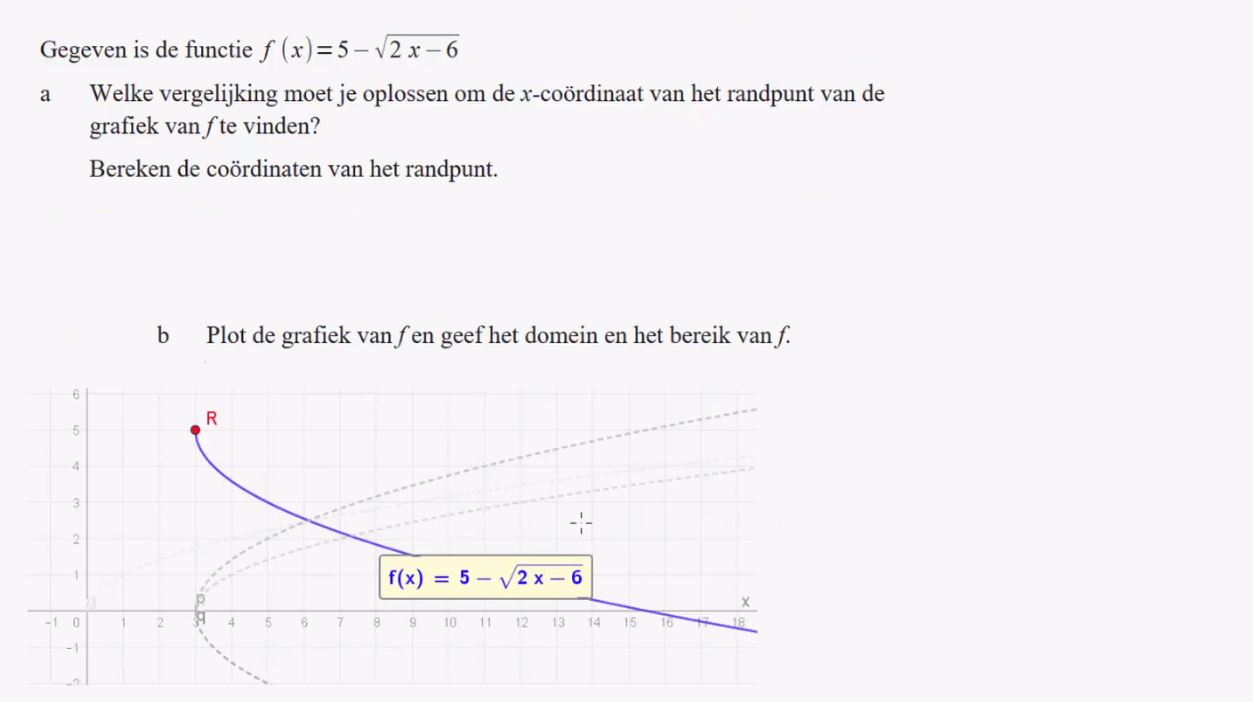 Wortelfuncties Opgave 17