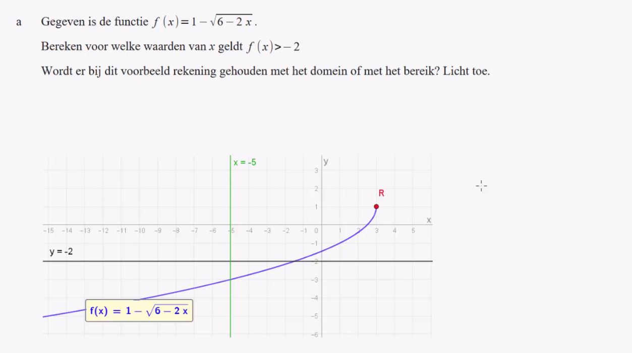 Wortelfuncties Opgave 18