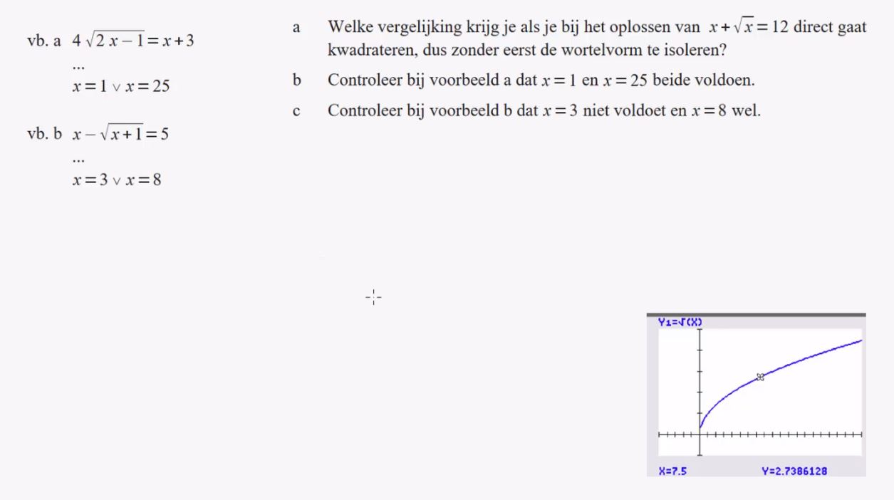 Wortelfuncties Opgave 26