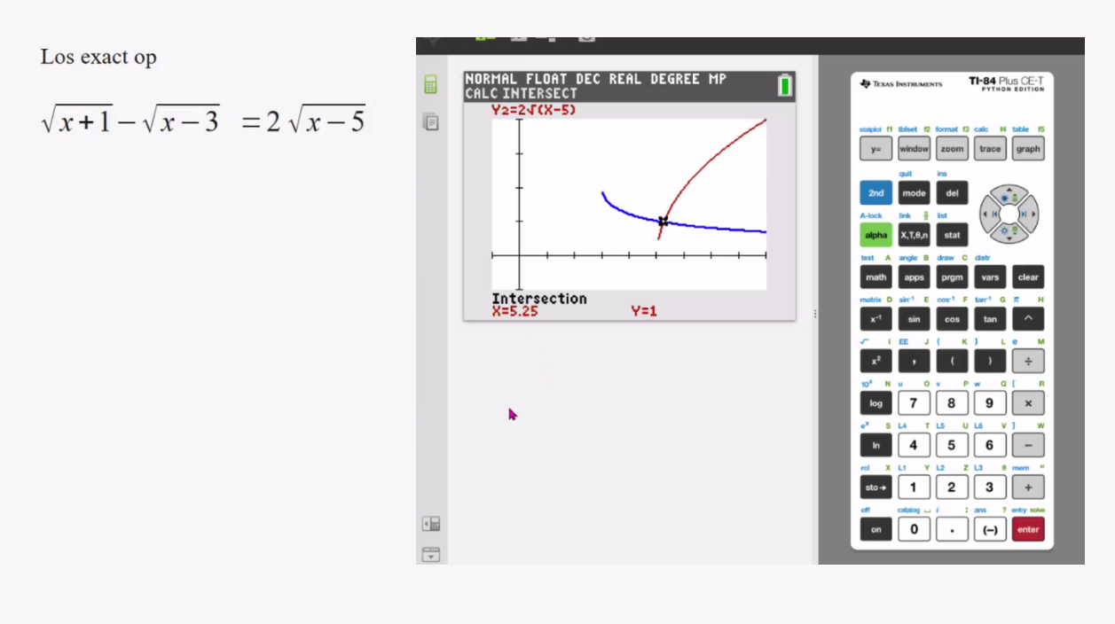 Wortelfuncties Opgave 34