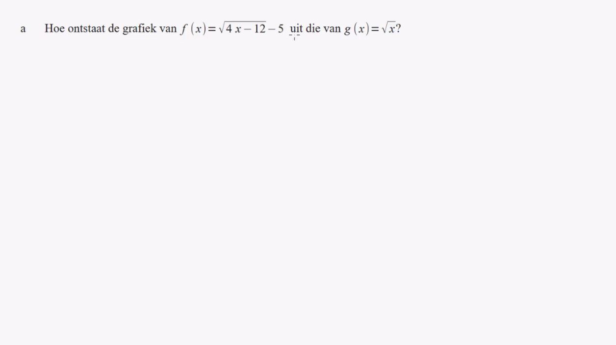 Wortelfuncties opgave 14