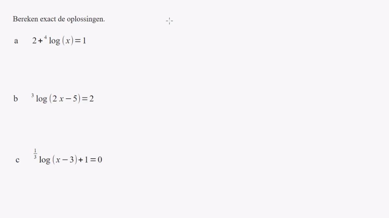 Logaritmen Opgave 93