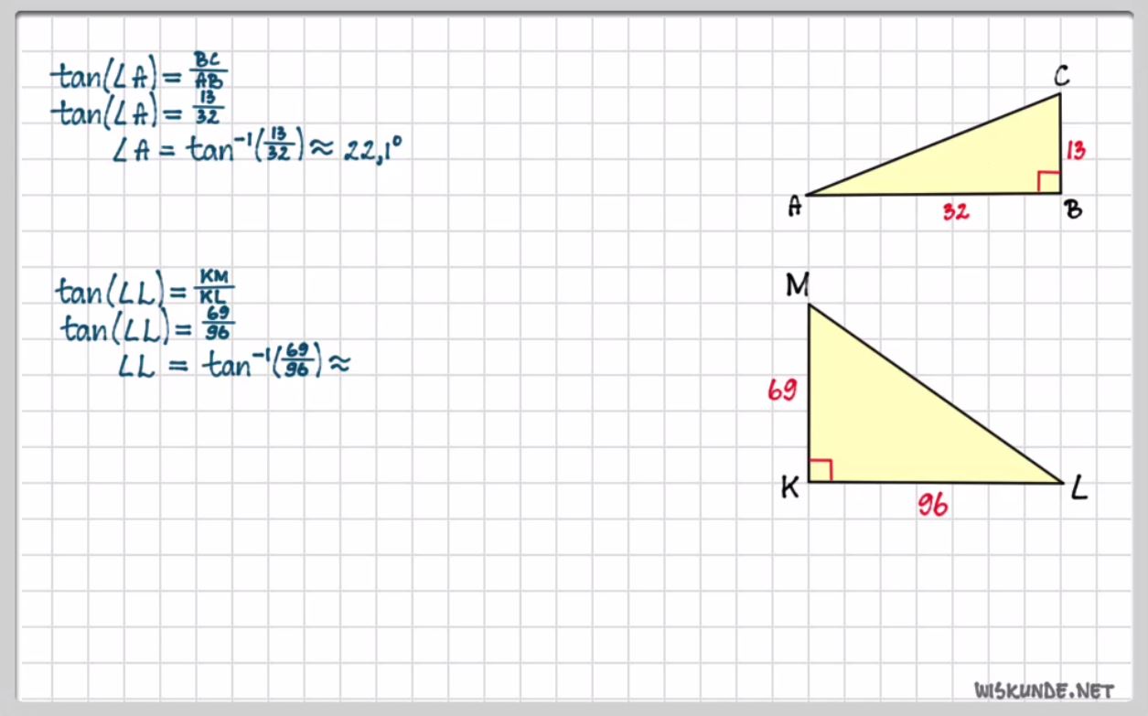 Tangens en hellingshoek Opgave 24