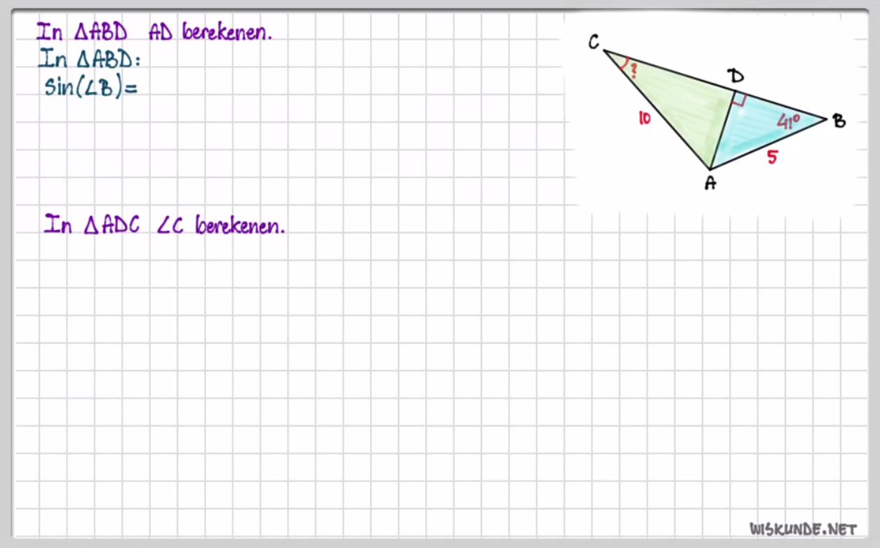 De sinus en de cosinus Opgave 51