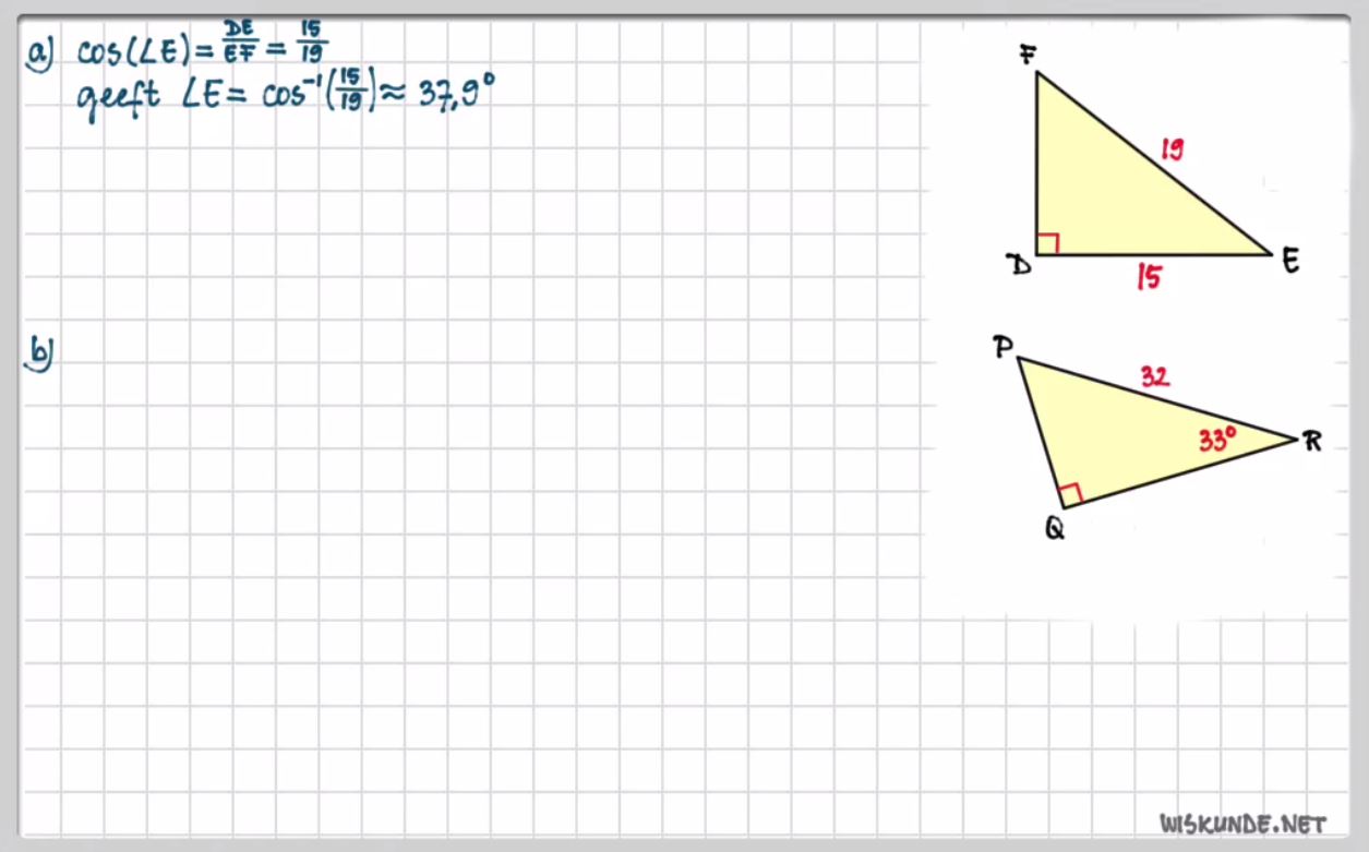 De sinus en de cosinus Opgave 61