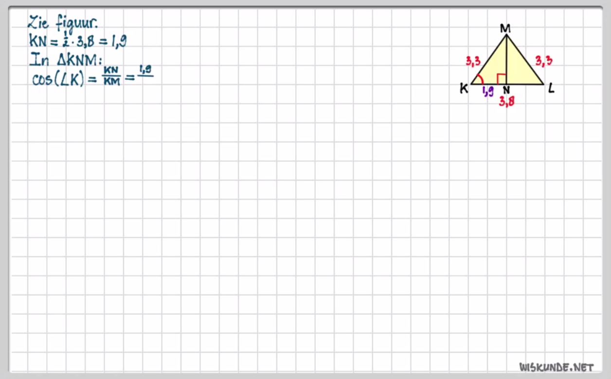 Goniometrische verhoudingen opgave 73