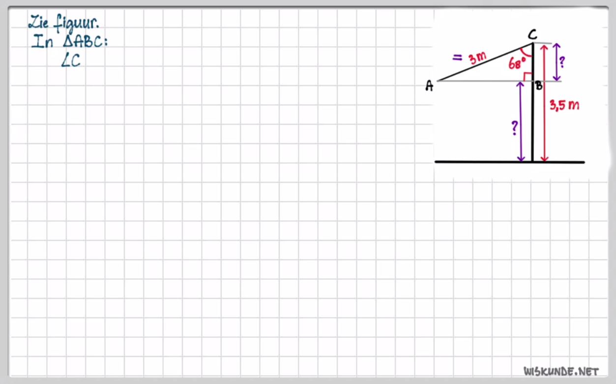 Goniometrische verhoudingen opgave 77