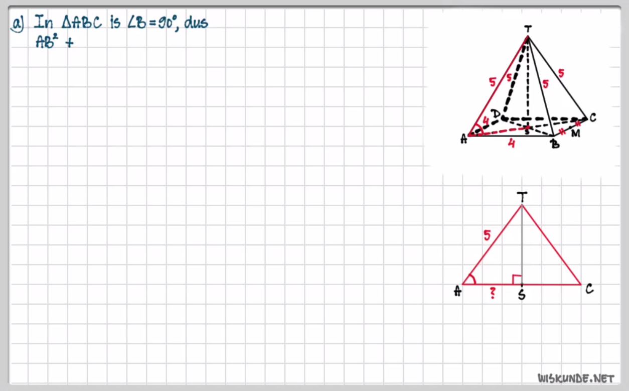 Goniometrie in de ruimte Opgave 85