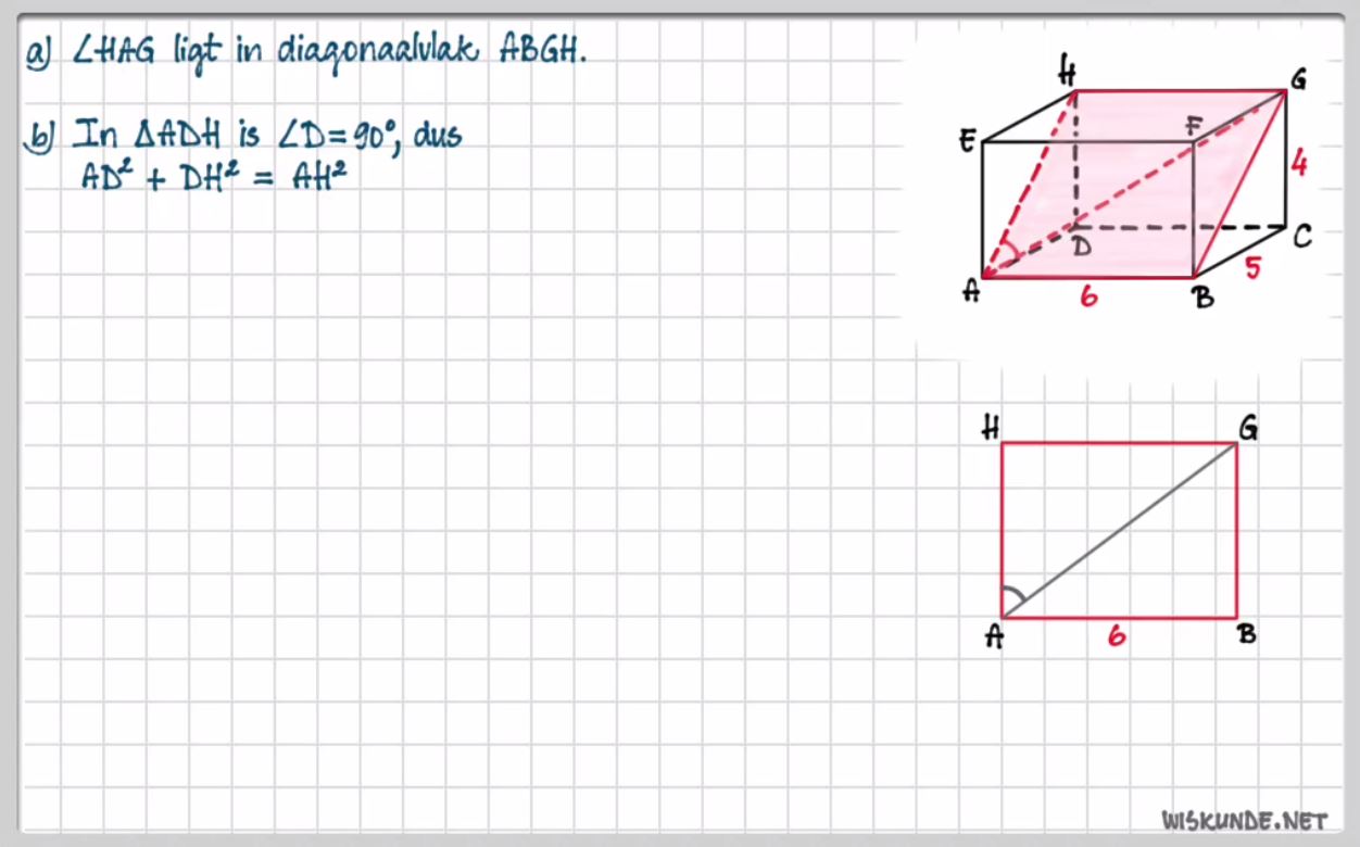 Goniometrie in de ruimte Opgave 87