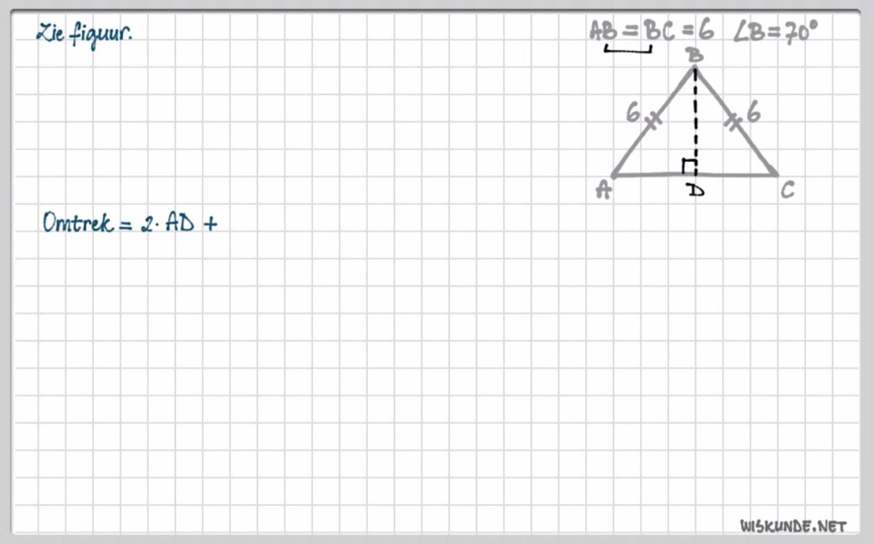 Goniometrische verhoudingen Opgave 67