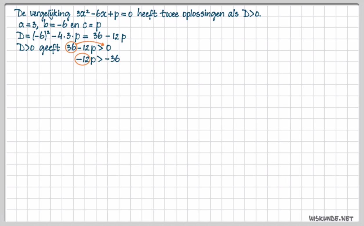 De abc-formule Opgave 29