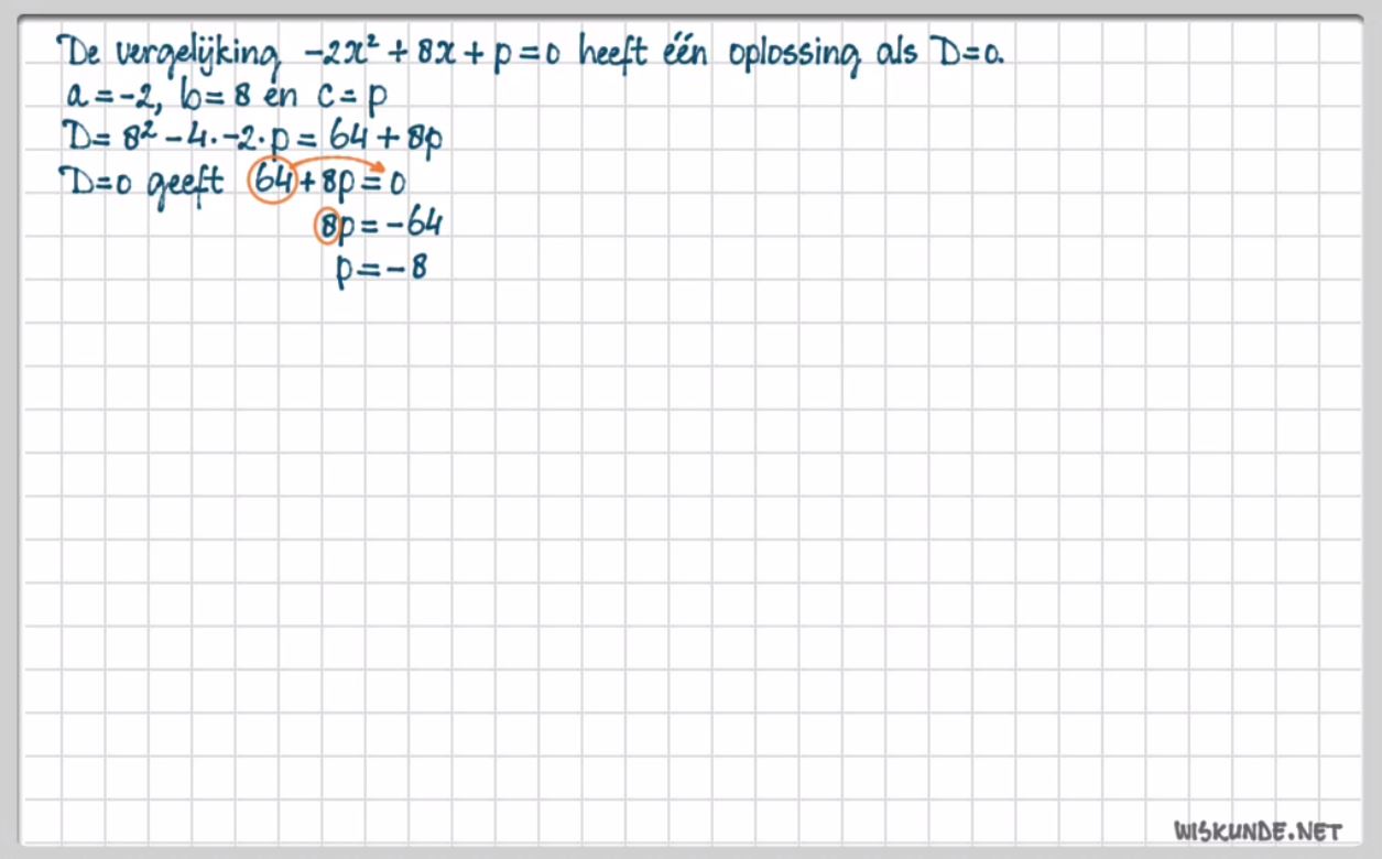 De abc-formule Opgave 31