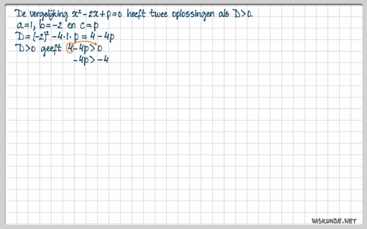 De abc-formule Opgave 36