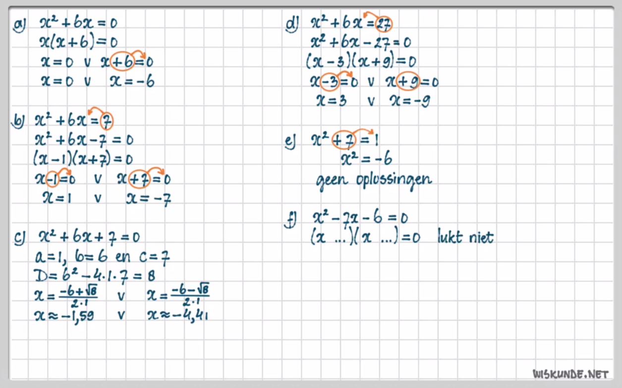 Verschillende oplosmethoden opgave 35