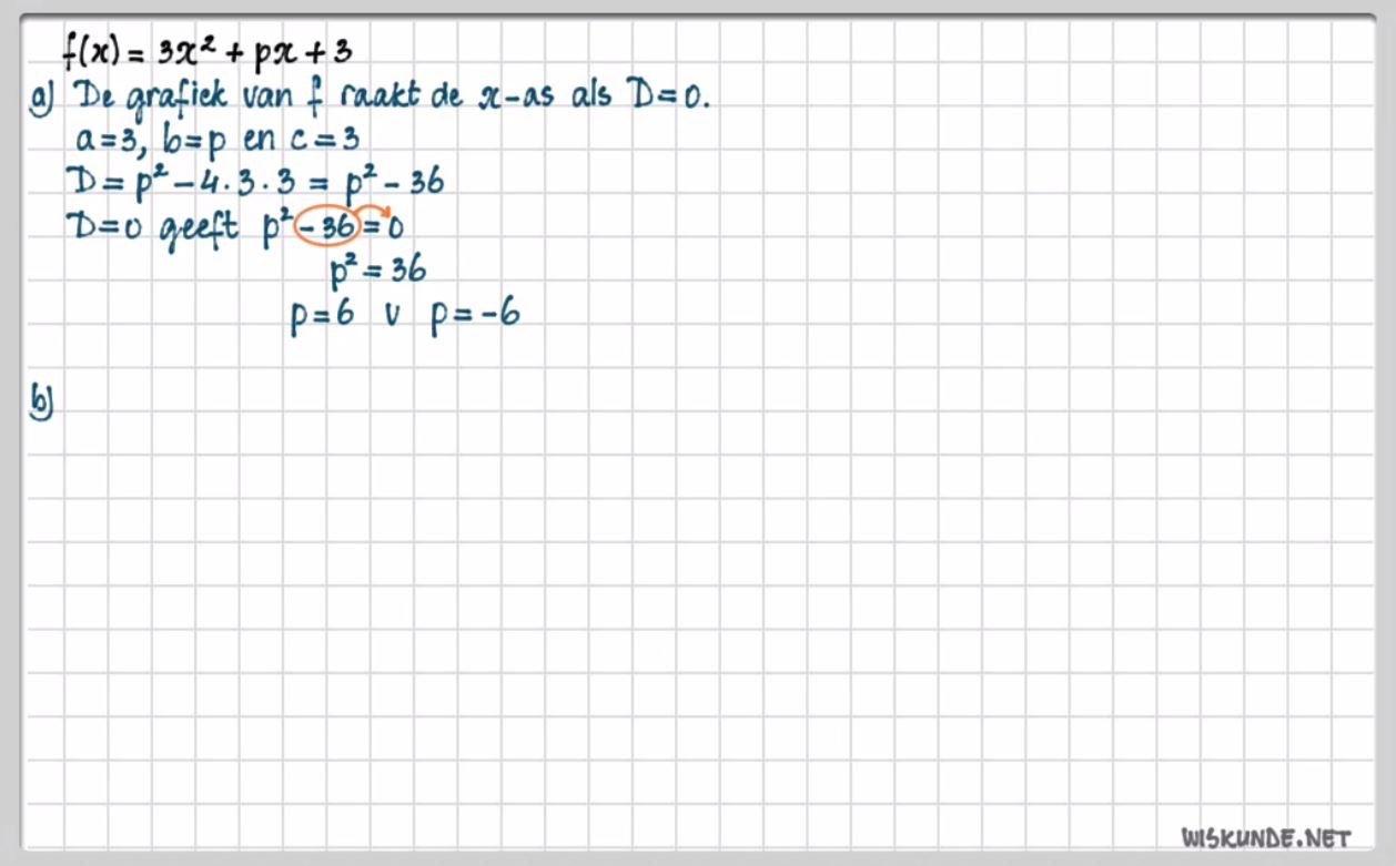 Werken met parameters Opgave 55