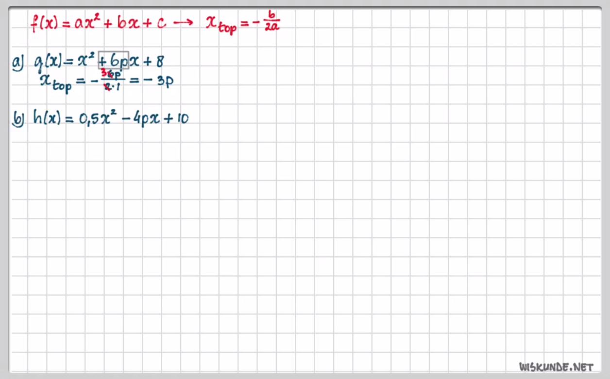 Werken met parameters Opgave 57
