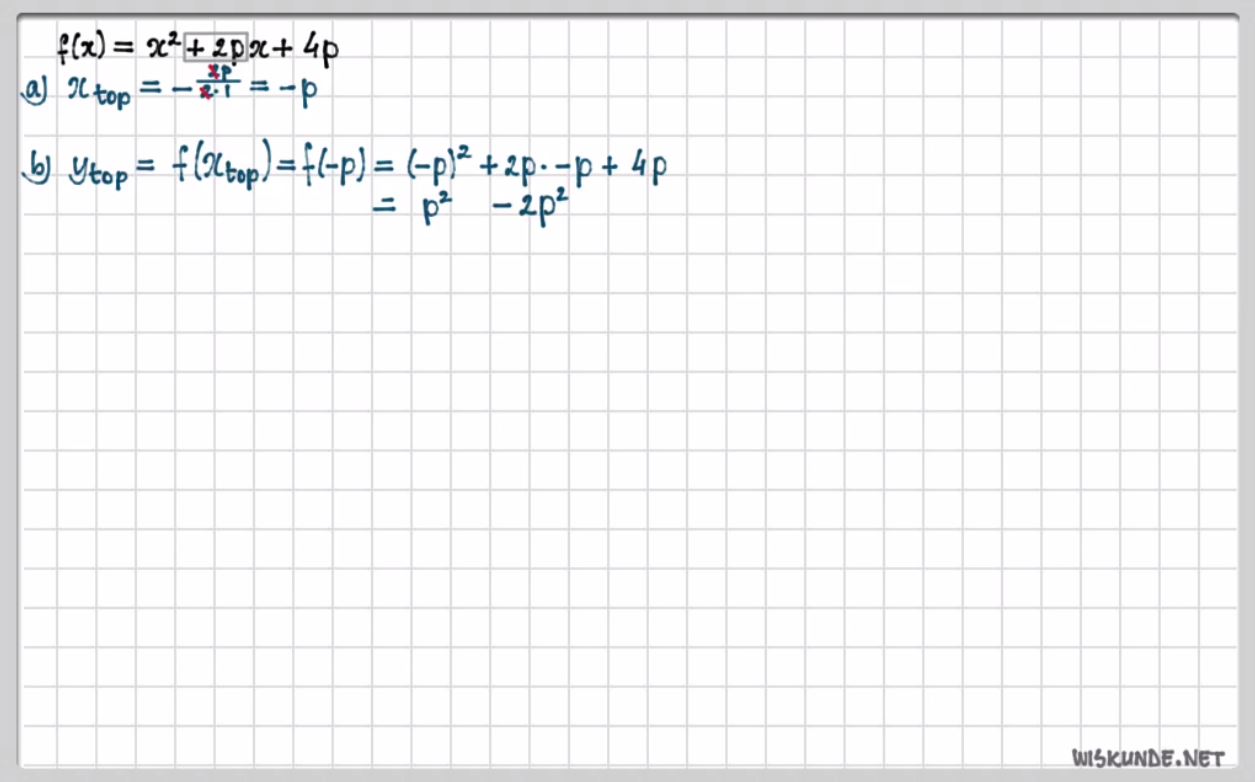 Werken met parameters Opgave 58