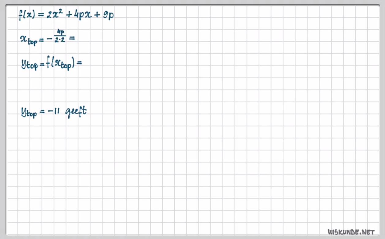 Werken met parameters Opgave 60