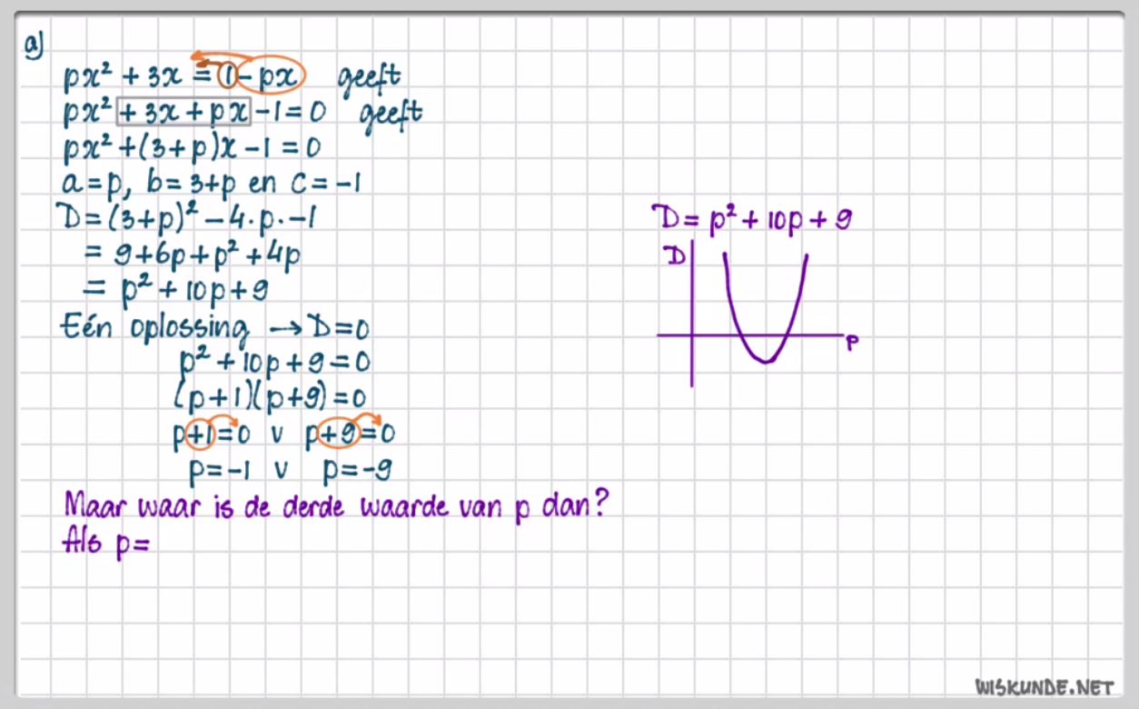 Werken met parameters Opgave 66