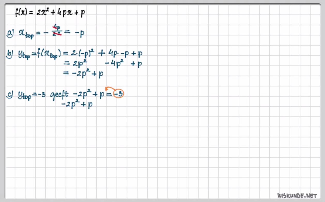 Werken met parameters Opgave 68