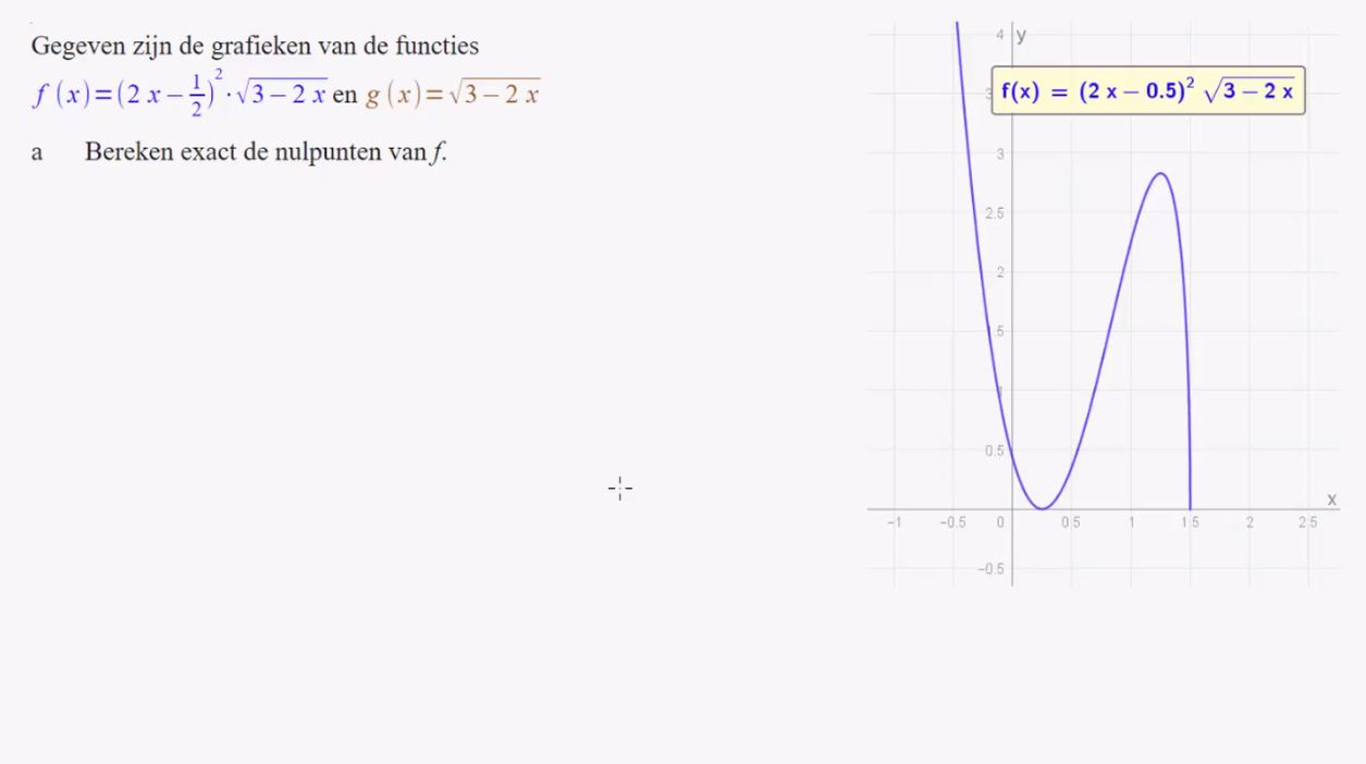 Gemengde opgaven Opgave 9