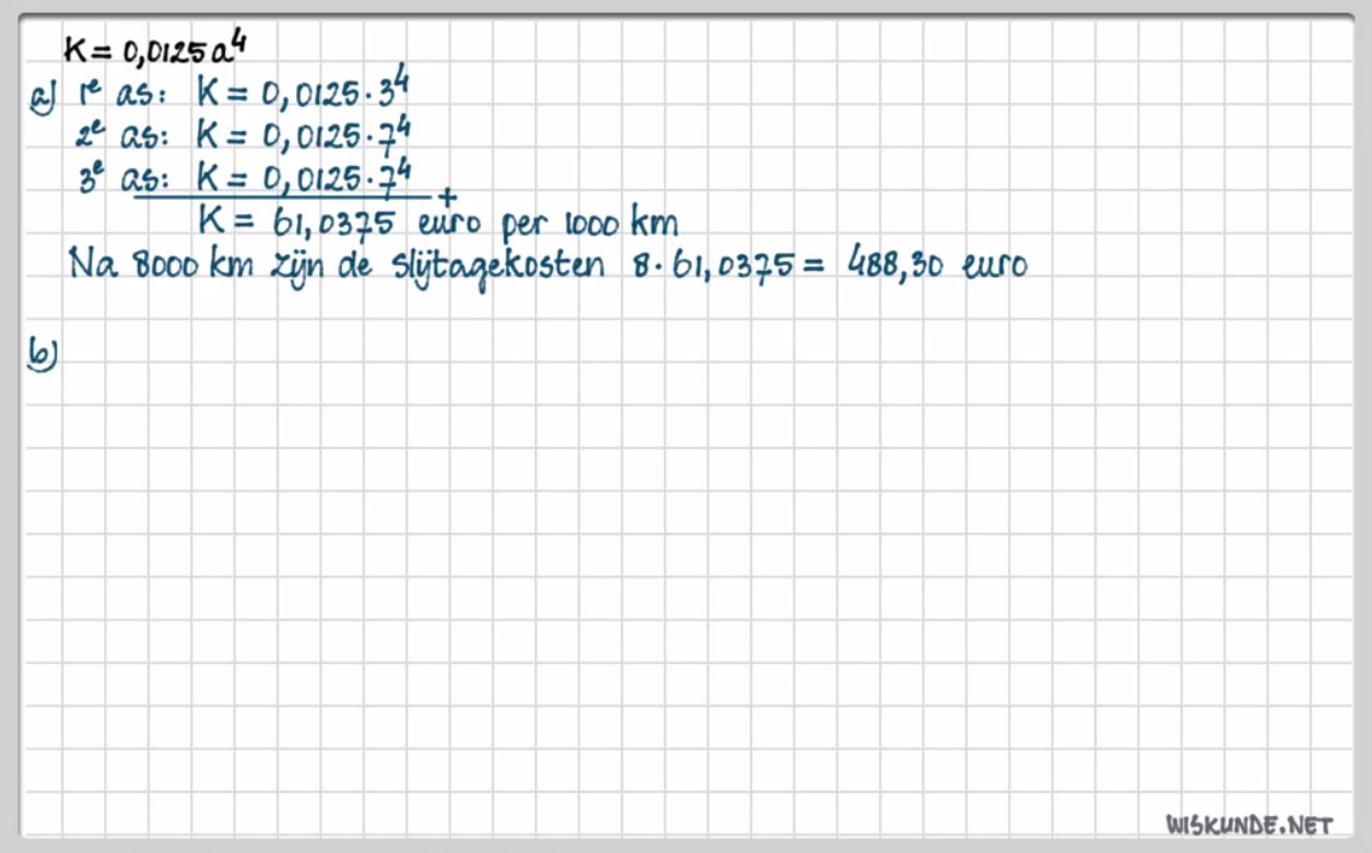 Hogeremachtsvergelijkingen Opgave 65