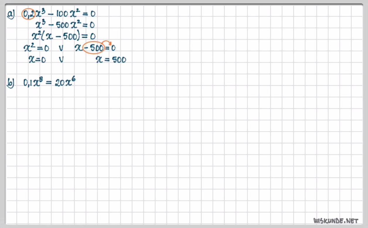 Hogeremachtsvergelijkingen Opgave 66