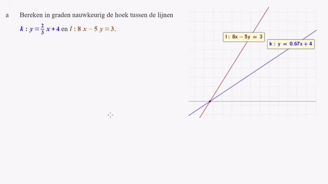 Lijnen en hoeken Opgave 11