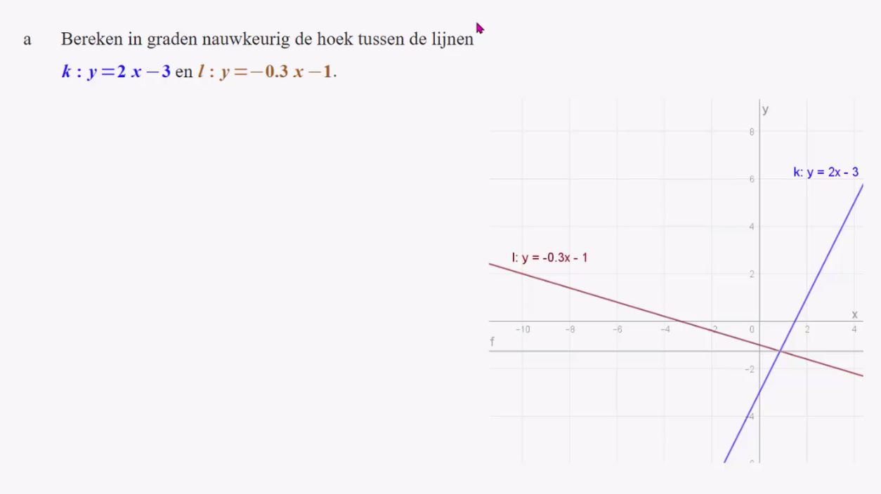 Lijnen en hoeken Opgave 17
