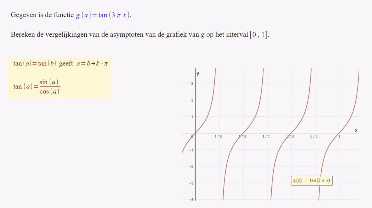 Goniometrische vergelijkingen Opgave 69