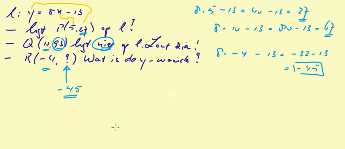 Lineaire formules Opgave 6