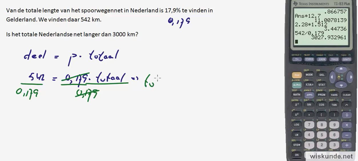 Rekenen met procenten Opgave 36