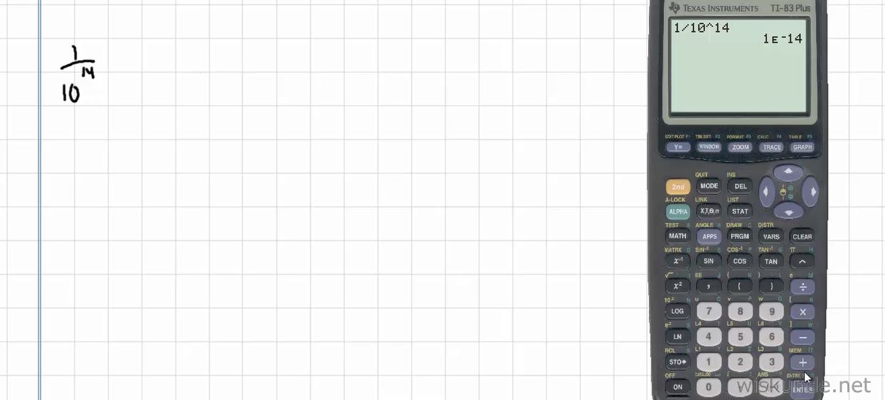 De wetenschappelijke notatie Opgave 55