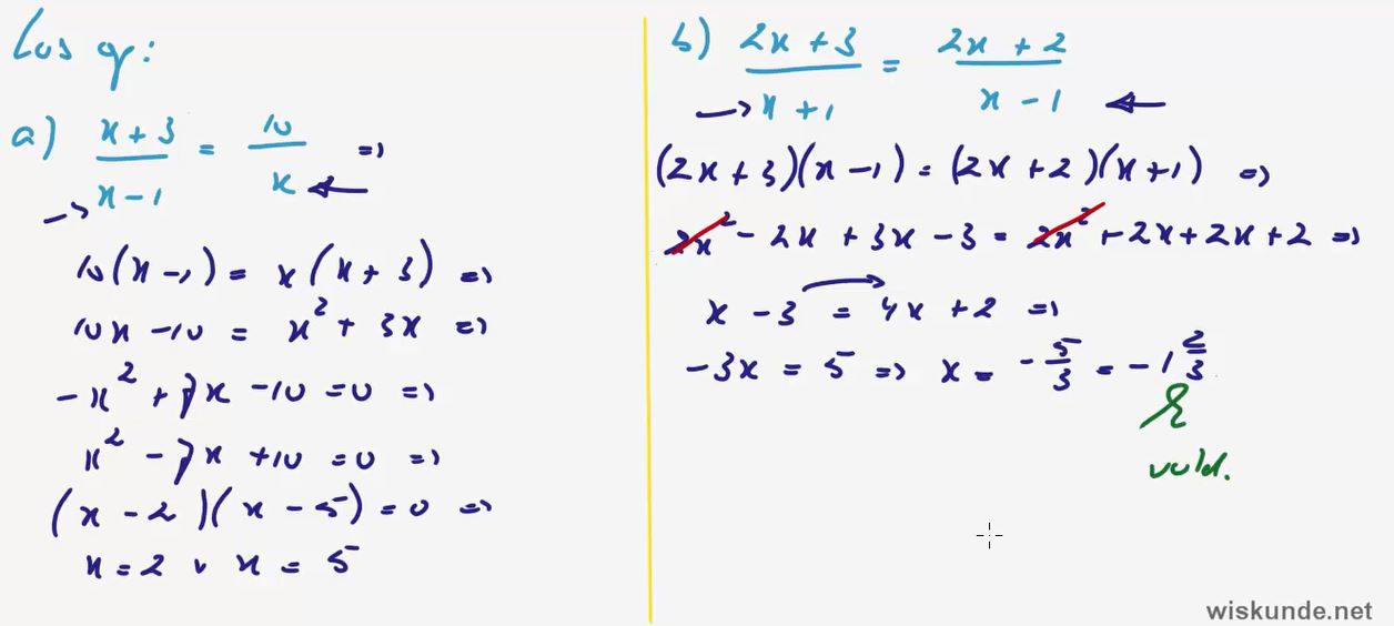 Gebroken formules opgave 61