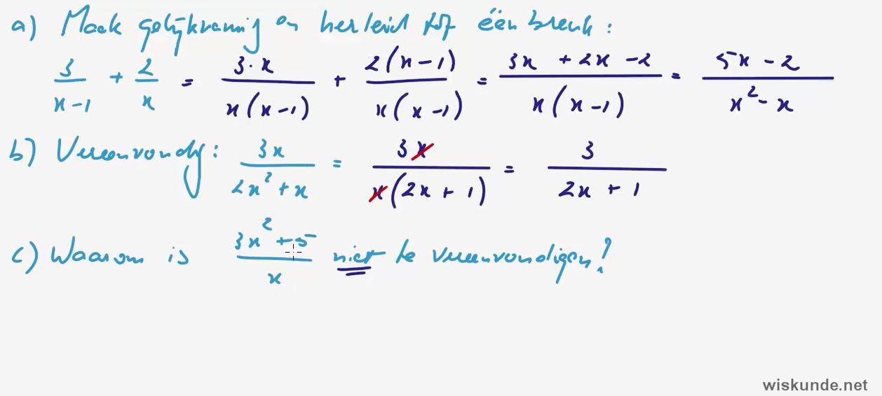Gebroken formules opgave 64