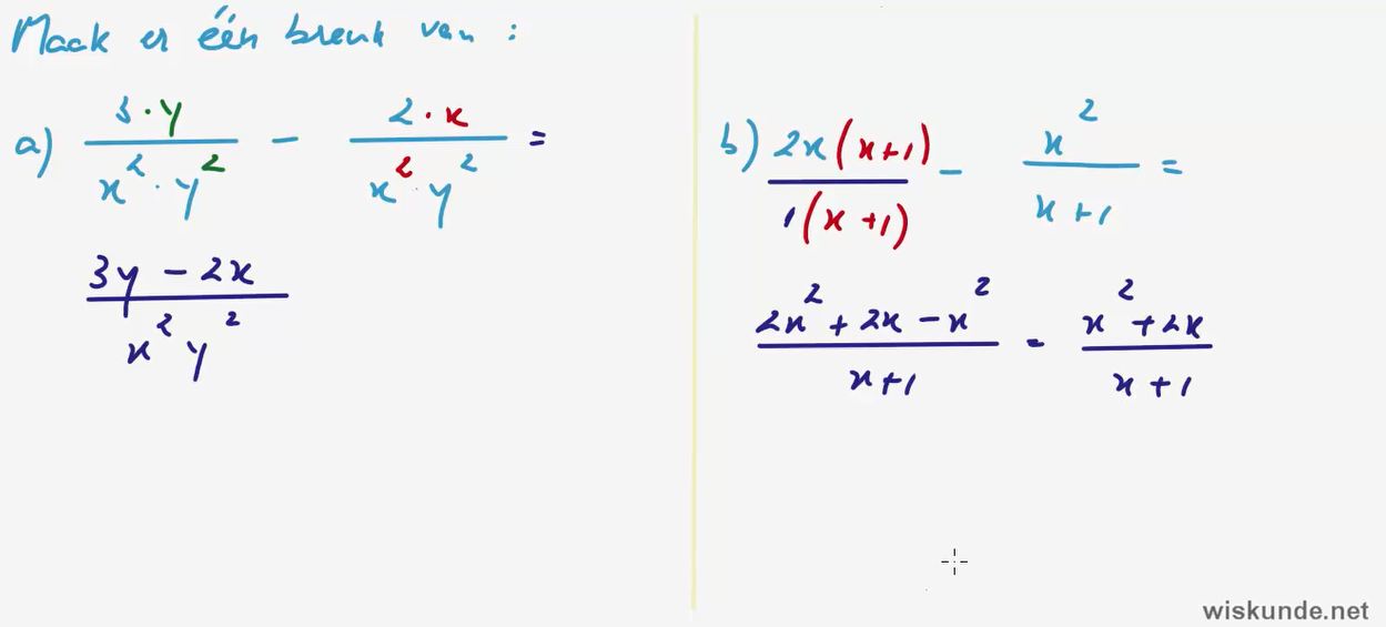 Gebroken formules opgave 71