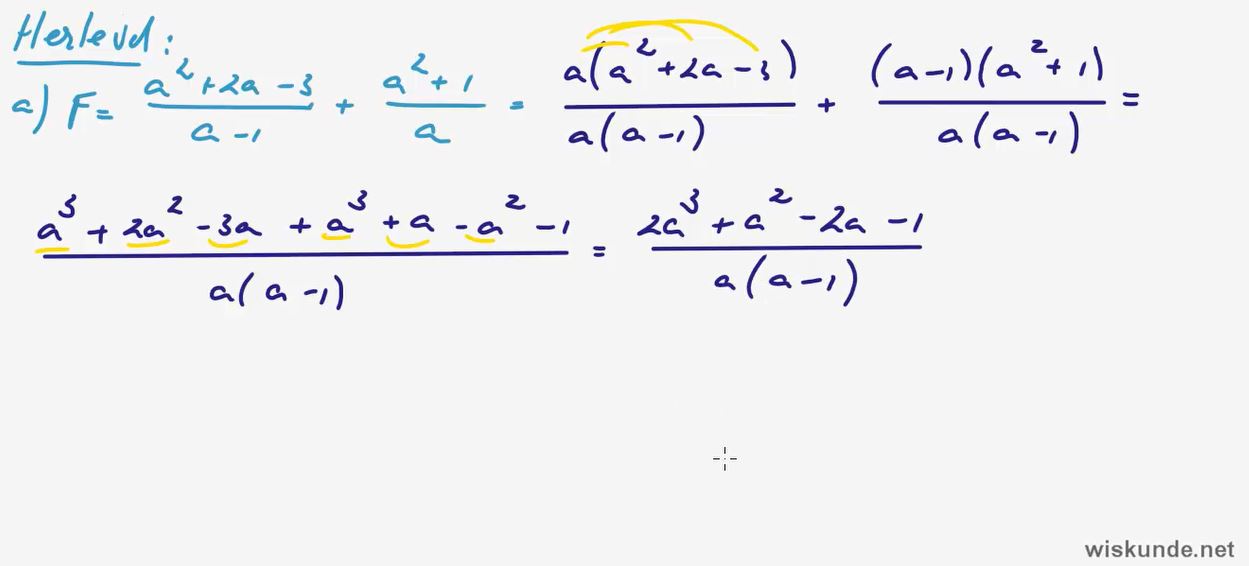 Gebroken formules opgave 72