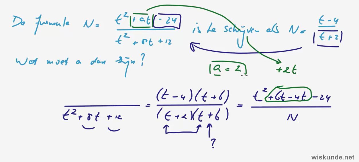 Gebroken formules opgave 73