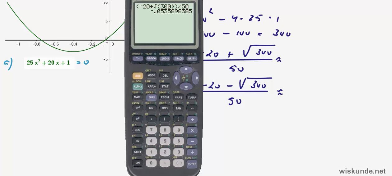 De abc-formule Opgave 24