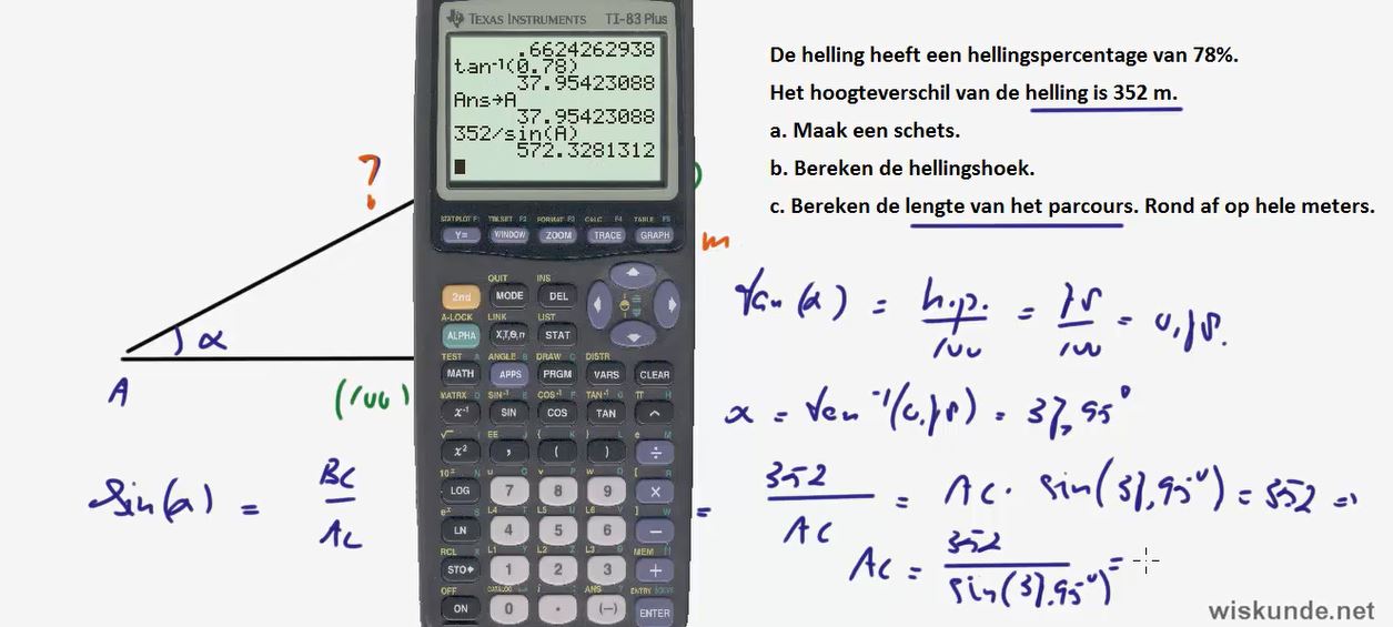 Zijden berekenen Opgave 10